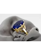 Safír 14k žlté zlato  Vintage craft vrc130y